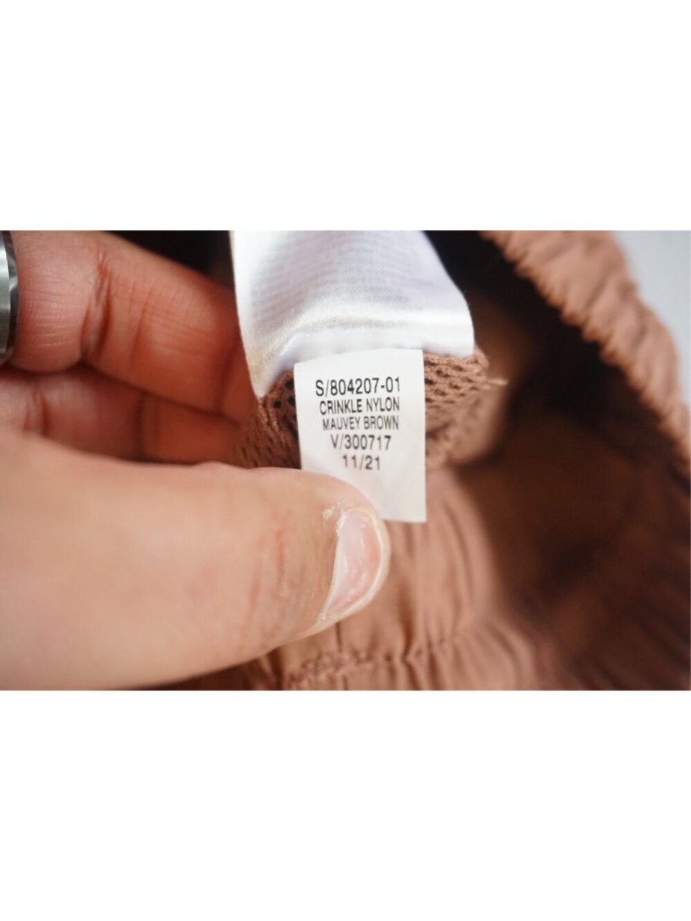 GapFit Womens Brown Crinkle Jogger Pants - SIze S - Picture 6 of 10